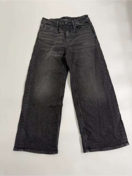 Quince Denim - Quince Bella Relaxed Straight High Rise Jeans 28 Charcoal Quiet Luxury